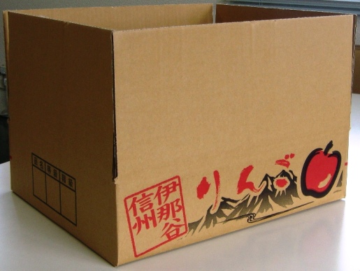 信州 伊那谷 りんご りんごサイズ５Ｋ １号 436×366×119（外寸）