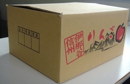 信州 伊那谷 りんご りんごサイズ １０Ｋ １号 436×366×219 （外寸）