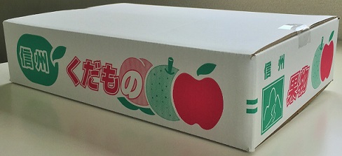 贈答用ダンボール 信州くだもの