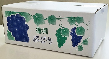 信州ぶどう　２Ｋ 340×230×135  ３Ｋ 395×255×135 ４Ｋ 465×285×135（外寸）
